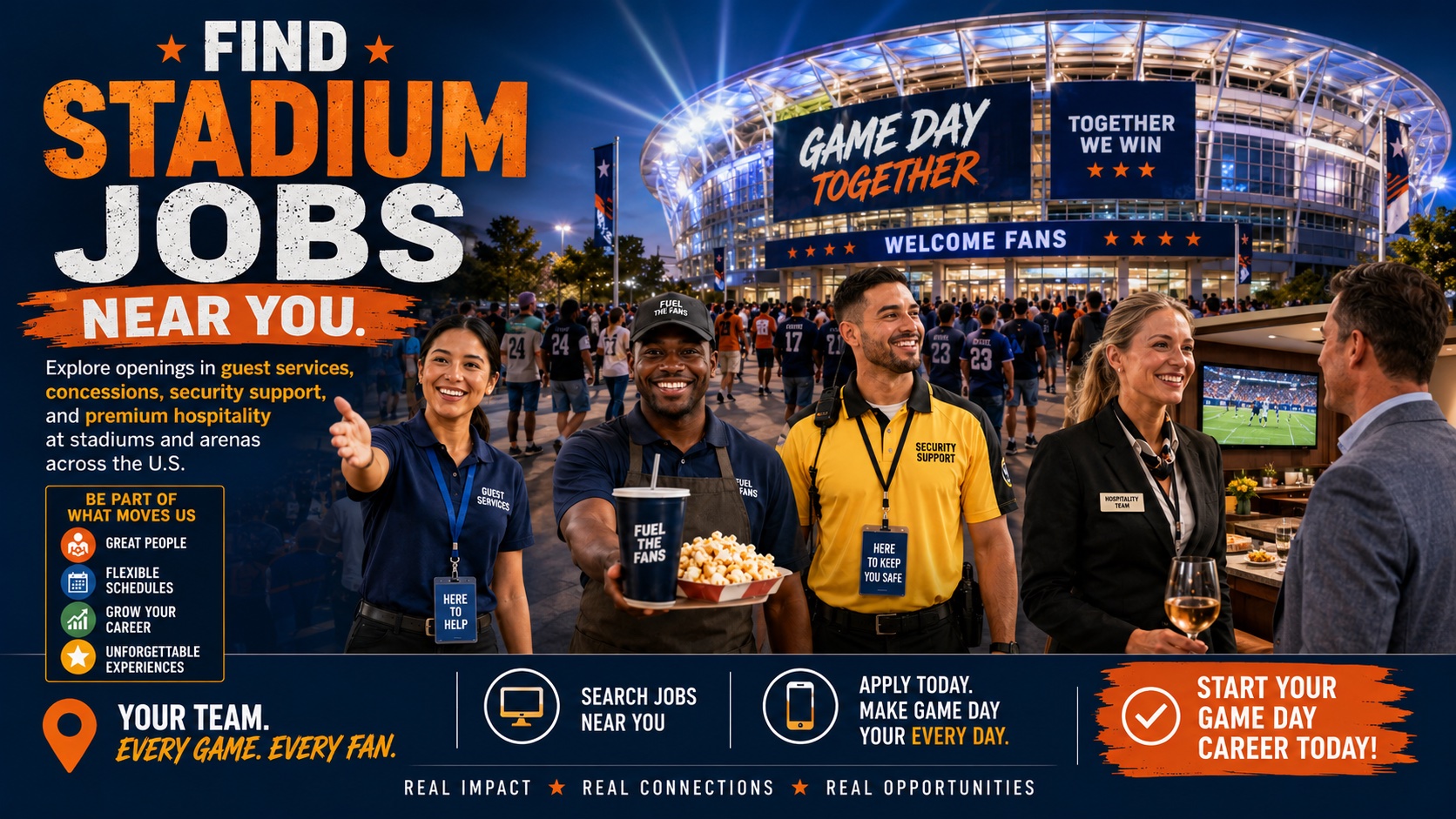 Stadium Gigs | Part-Time Stadium Jobs Across the U.S.