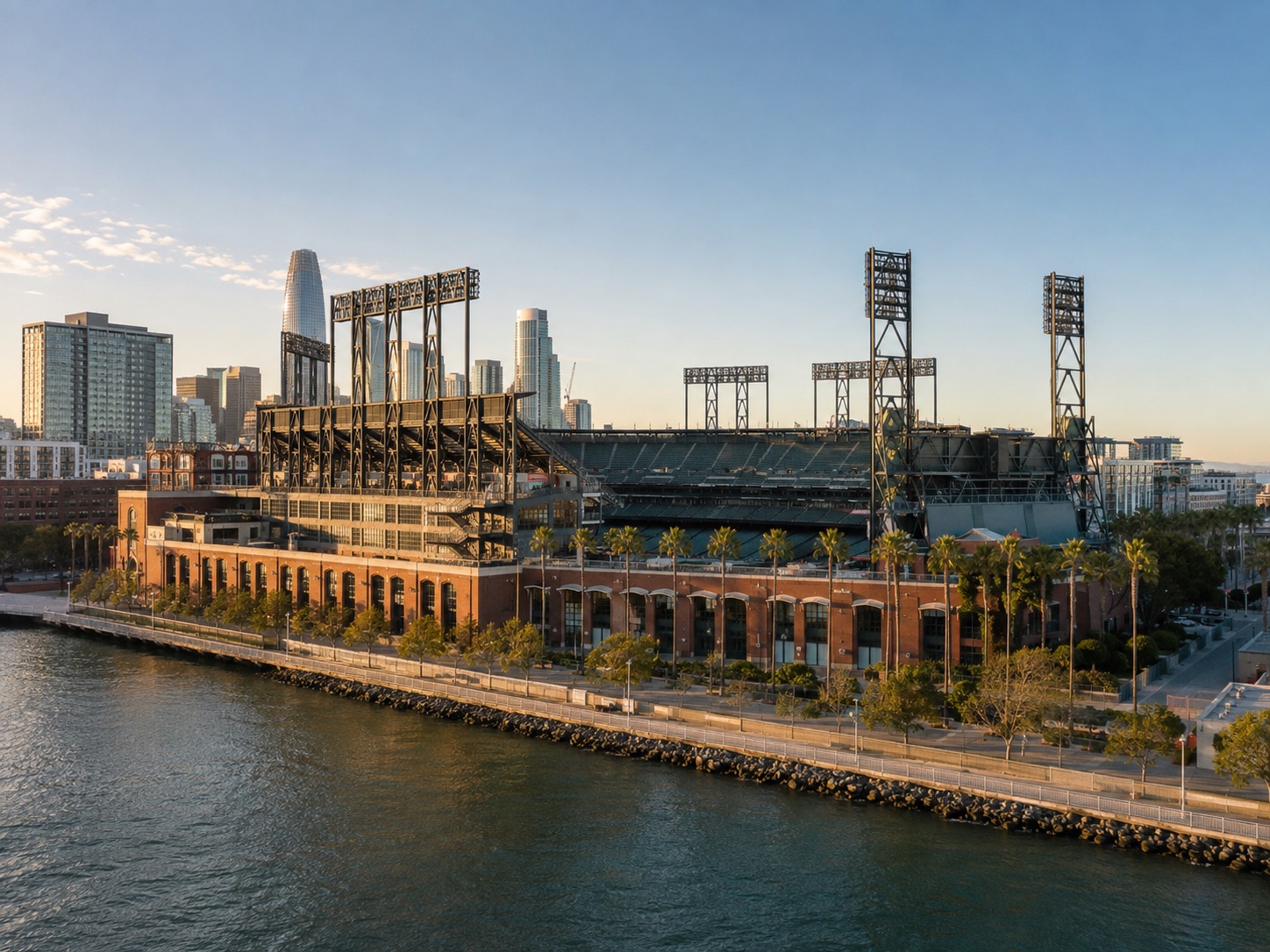 Exterior view of Oracle Park in San Francisco